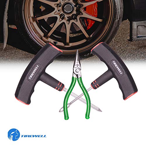 TIREWELL TW-5012 6-in-1 Universal Tubeless Tire Puncture Repair Kit with Storage Box Emergency Flat Tire Repair Patch Tool Box for Car Bike SUV & Motorcycle - Image 5