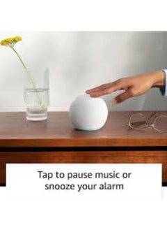 ECHO Echo Dot (5th Gen) smart bluetooth speaker with vibrant sound and Alexa | Use your voice to control smart home devices, play music or the Quran, and more (speaks Arabic, English)  - Image 4