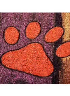 Generic 40*60cm Home Rainbow Series Entrance Door Mat Porch Dust-proof Wear-resistant Floor Mat Home Entrance Stepping Mat Dog Paw Print (HOME-2)  - Image 4