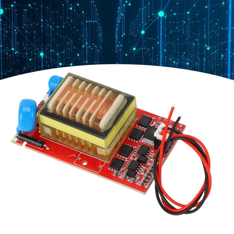 Zunate High Voltage Pulse Generator Module, 24W DC Ignition Component with 1000pF Capacitor for Industrial and Automotive Applications with 1.5cm Arc Distance - Image 2