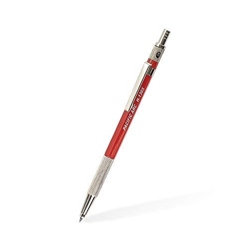 Pacific Arc 2mm Lead Holder and Lead Sharpener, Red Drafting Pencil for Artist Drawing, Drafting, and Sketching - Image 1