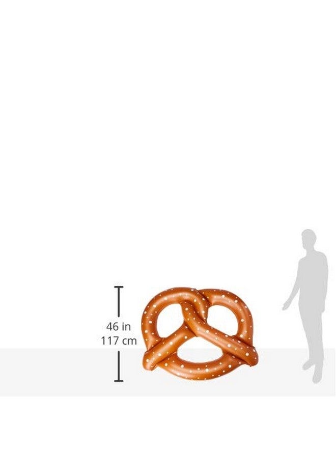 سويم لاين مقعد سباحة عائم قابل للنفخ على شكل بريتزل عملاق من سويم لاين، عبوة من قطعة واحدة - Image 3