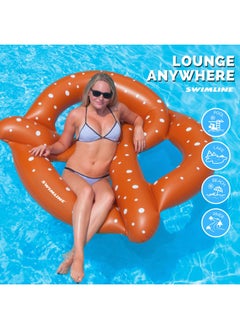 Swimline Swimline Giant Pretzel Swim Fun Inflatable Floating Seat, 1-Pack  - Image 2