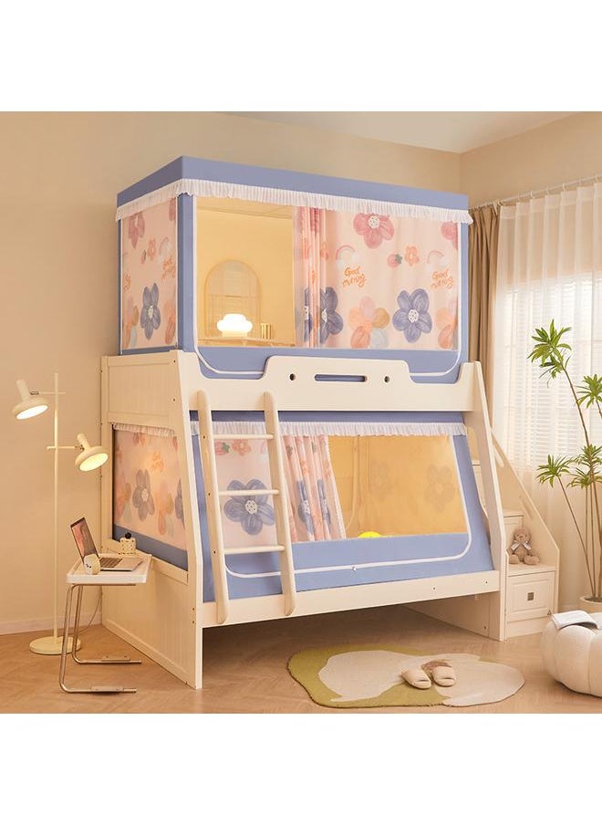 Class A Maternal And Infant Grade Upper And Lower Bed Mosquito Net Bed Bed Mosquito Net Bookshelf Student Dormitory Shading Mosquito Net High Telescopic