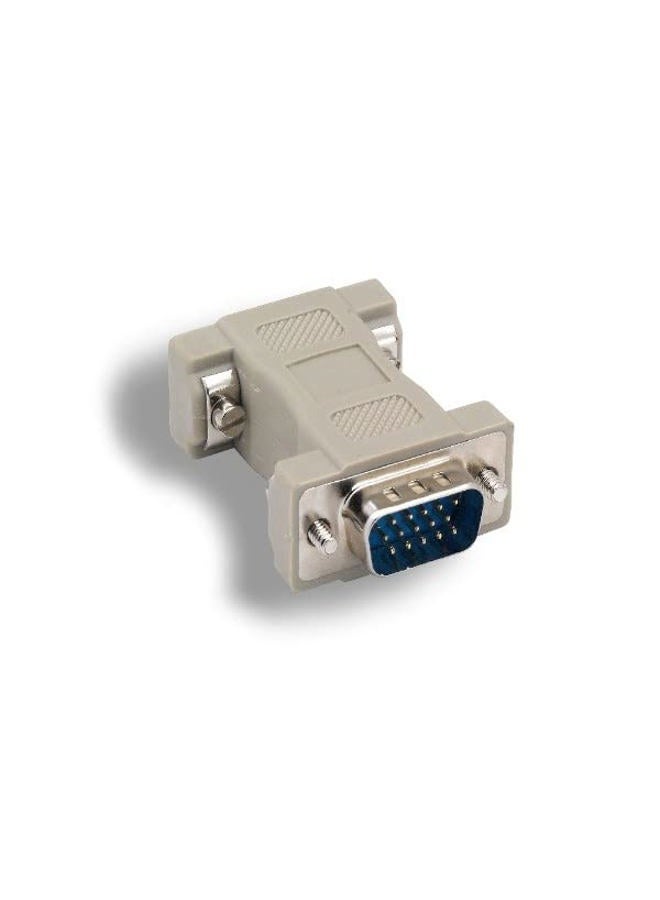 Kentek DB9 9 Pin Male to HD15 HDD15 15 Pin Female, Male to Female M/F Molded CGA/VGA Video Adapter Gender Changer Coupler RS-232 - Image 2