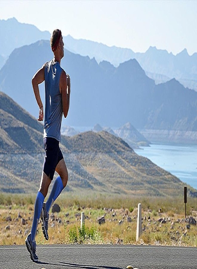 Double Couple 6 Pairs Compression Socks for Men Women 20-30mmhg Knee High Medical Support for Sports Nurses Circulation - Image 2