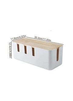 Electric Cable Tidy Box With Wooden Cover (30 x12 x 11cm) - pzsku/Z8F8482419FE5C019E056Z/45/_/1691573148/218e5b45-b64e-40af-9343-f82ea6103795