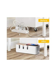 Electric Cable Tidy Box With Wooden Cover (30 x12 x 11cm) - pzsku/Z8F8482419FE5C019E056Z/45/_/1691573150/e4b30af9-b8ff-4bd1-9015-867cdc693c3d