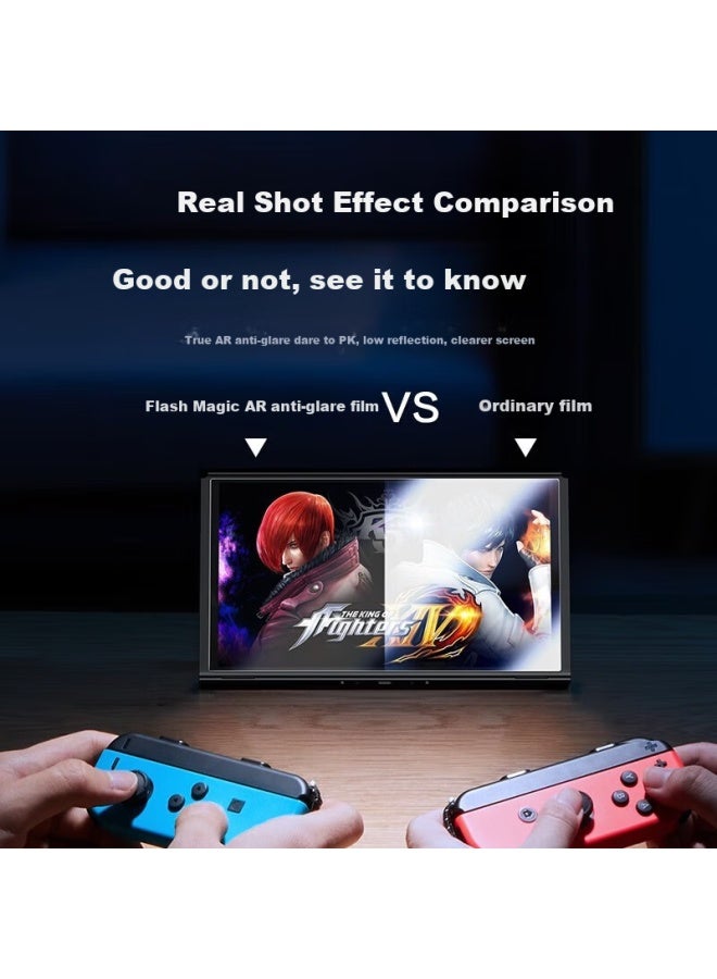 SmartDevil Shanmo Compatible With Switch 2 Tempered Glass Screen Protector, Nintendo Switch 2 Tempered Glass Screen Protector Standard Full-Screen Extended Battery Version, High-Definition Anti-Glare Gaming Console Screen Protector Protective Film - Image 1