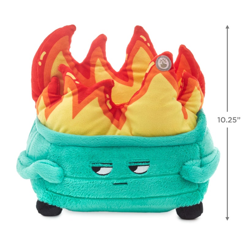 Hallmark Shoebox Dumpster Fire Plush with Sound and Motion (I Will Survive) Gift for Friends  Coworkers  Easter Gifts for Kids - Image 3