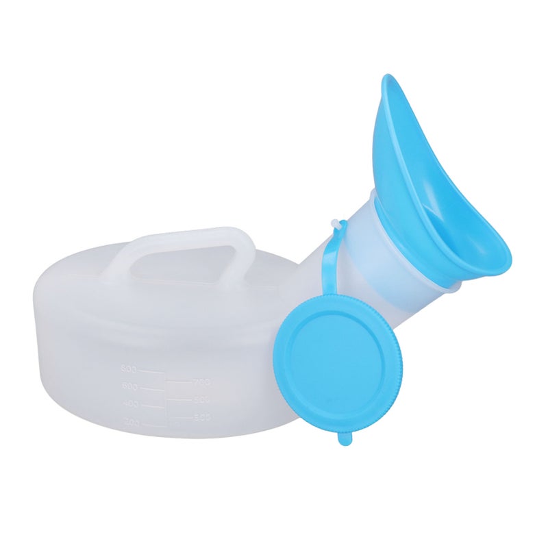 Urinal Bottle Spill Proof Large Capacity Leakproof Portable Pee Bottle for Male Female Travel Hospital 800ml Female - Image 4