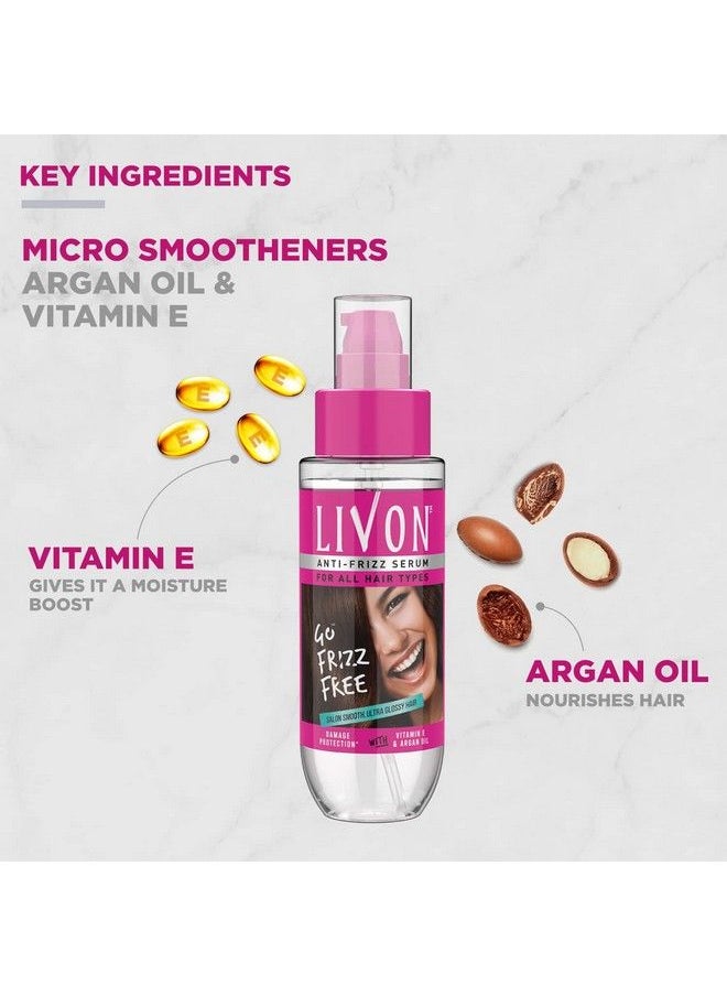Parachute Advansed - Onion Hair Oil Hair Growth Oil Reduces Hairfall 200Ml & Livon Hair Serum For Women & Men All Hair Types Smooth Frizz Free & Glossy Hair 50 Ml - Image 1