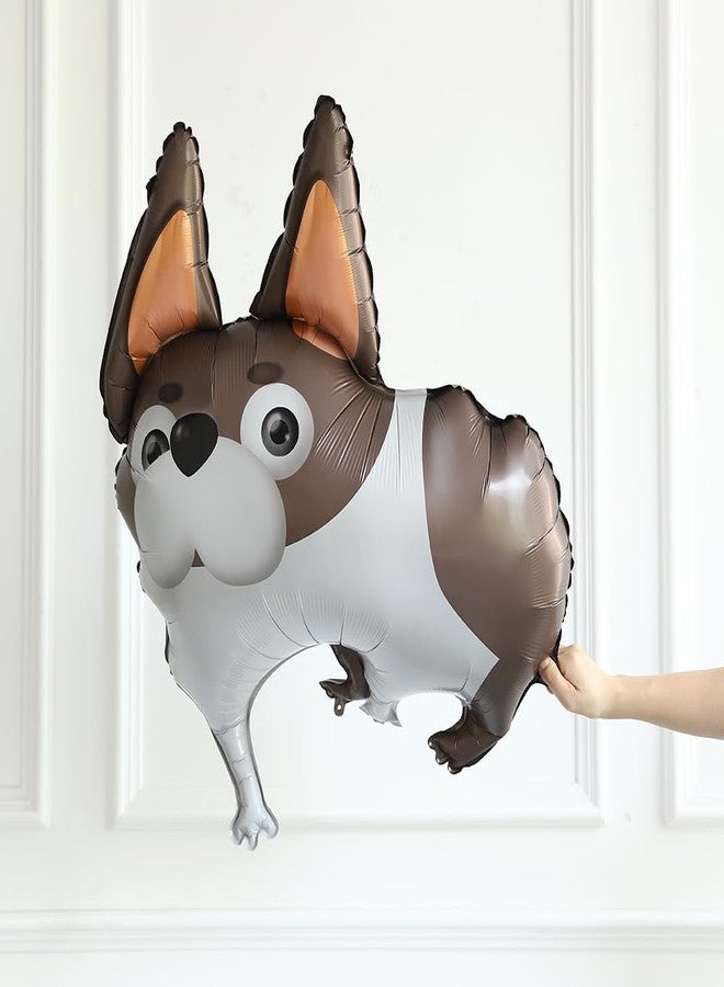 بالونار بالونات بالونار، 4 قطع، 30 بوصة، على شكل كلاب - أسود، فويل - زينة حفلات أعياد الميلاد بطابع الكلاب - Image 4