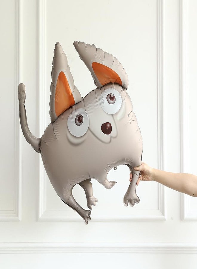 بالونار بالونات بالونار، 4 قطع، 30 بوصة، على شكل كلاب - أسود، فويل - زينة حفلات أعياد الميلاد بطابع الكلاب - Image 3