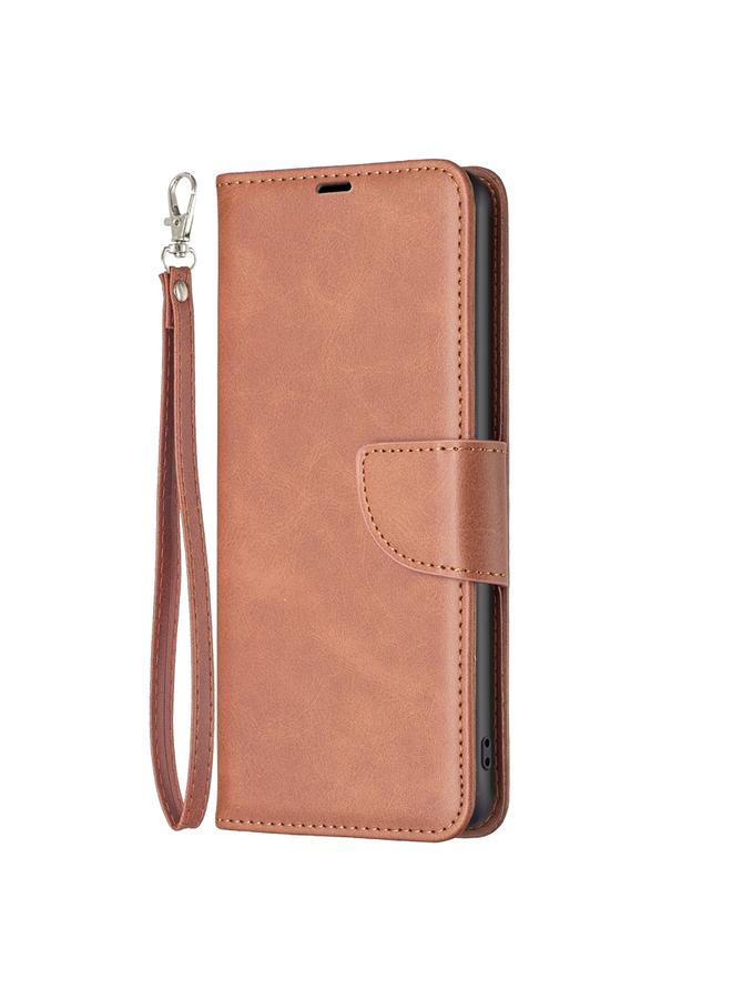 S-TOP Case For Motorola Moto G34 5G / G45 5G Lambskin Texture Pure Color Flip Leather Phone Case - Image 2