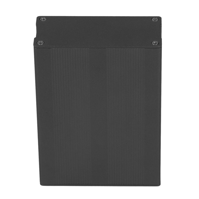 Electronic Project Box Split Type Surface Sandblasting Oxidation Aluminum Alloy Power Junction Case Black - Image 2