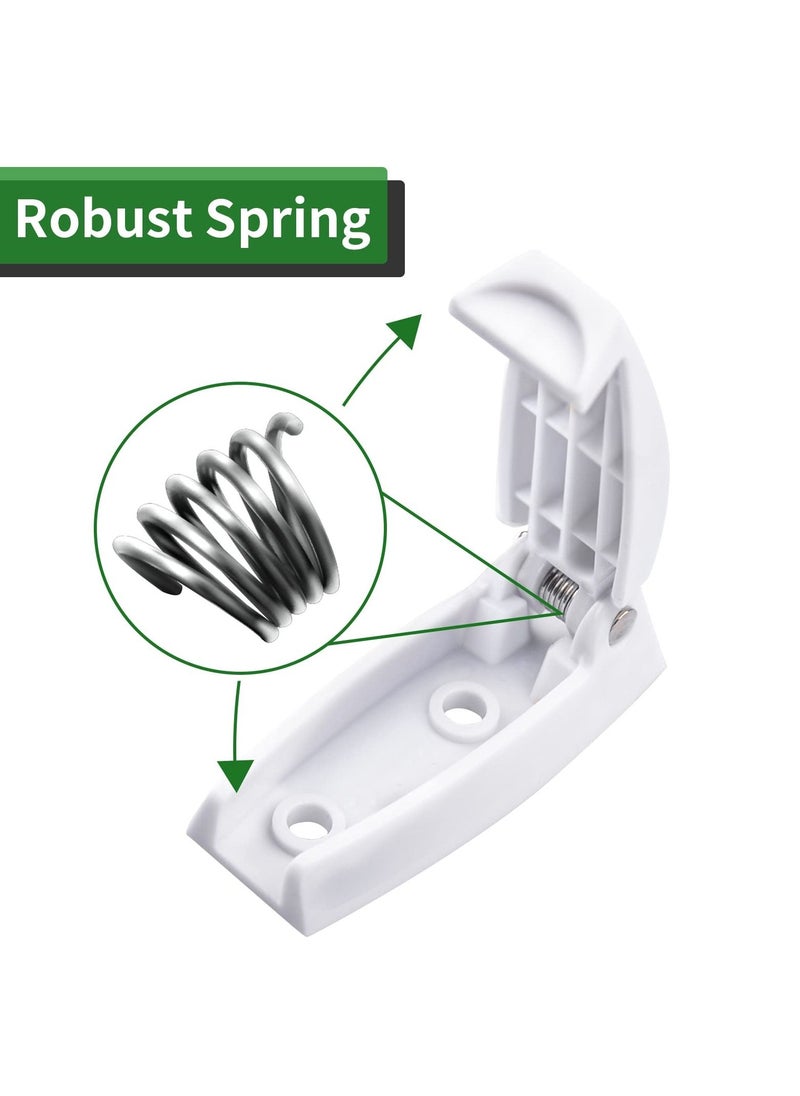 Y&D - RV Door Holder, 5Pcs White Camper Keep The Baggage Open, for RV, Trailer, Vans, Storage Door,Durable Material and Simple Installation- - Image 1