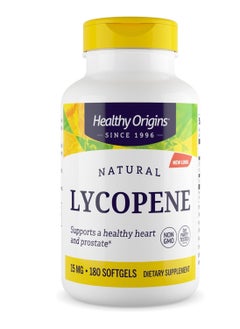Healthy Origins Lycopene Supports Heart Health and Prostate Health 180 softgels 