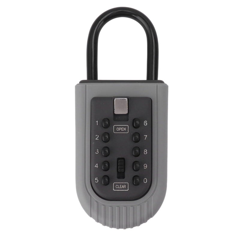 Wall Mounted Weather Resistant Key Lock Box with Code Access and Hook for Home Car Keys - Image 5