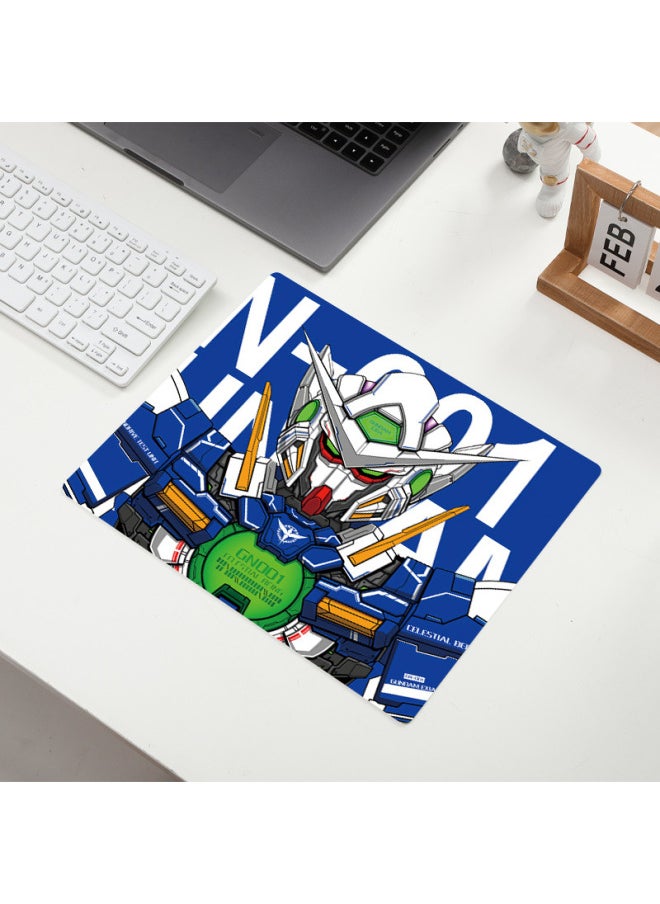 Generic - Gundam Cartoon Mouse Pad Game Mat Small Computer Table Mat Precision Lock Edge Desk Mat Mat-Color:300*250*3mm-Pattern:F-A5-15 - Image 1