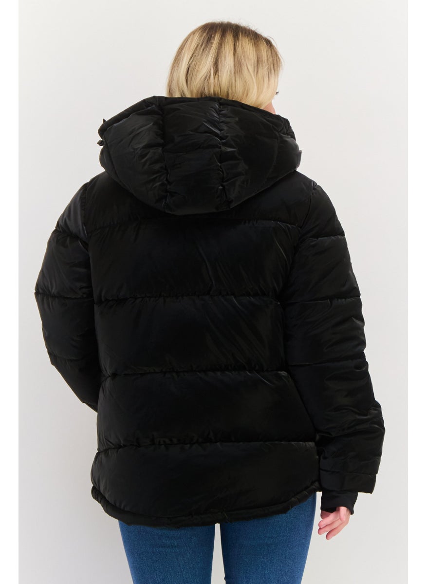 Women Quilted Hooded Puffer Jacket, Black - pzsku/Z8F8505875875B1F7ED02Z/45/_/1738678747/4c126e97-bd55-447b-a221-53f09ebbf69e