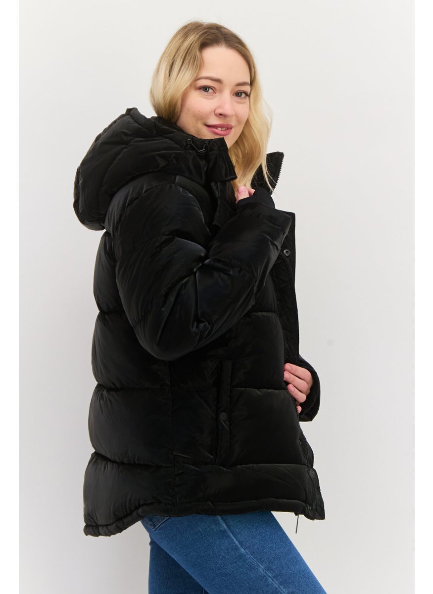 Women Quilted Hooded Puffer Jacket, Black - pzsku/Z8F8505875875B1F7ED02Z/45/_/1738678748/d352c002-c29b-479c-abea-7fbb3a8f076d