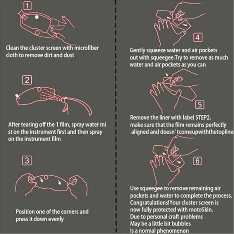 DEMULAX Motorcycle Dashboard Screen Protector - Image 4