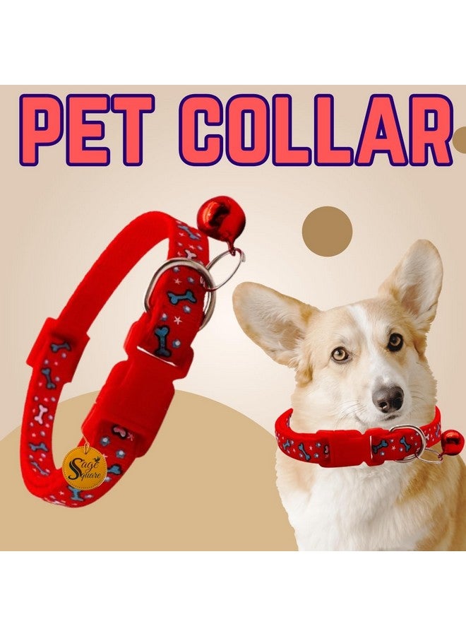 سايج سكوير طوق جرس مطبوع عليه عظمة قطة، إكسسوار أنيق وآمن لصديقك الفروي، مقاس مريح قابل للتعديل، معدات حيوانات أليفة عصرية، ضمان أداء موثوق، بيان أزياء الحيوانات الأليفة - Image 2