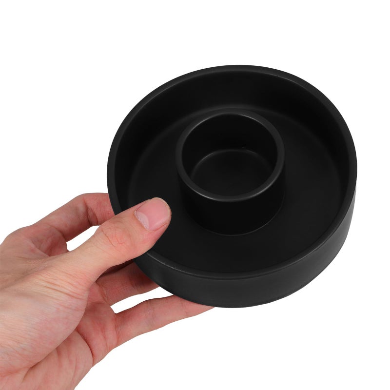 Matte Black Ceramic Incense Holder Palo Santo Burner Aromatherapy Tray For Home Decor - Image 5