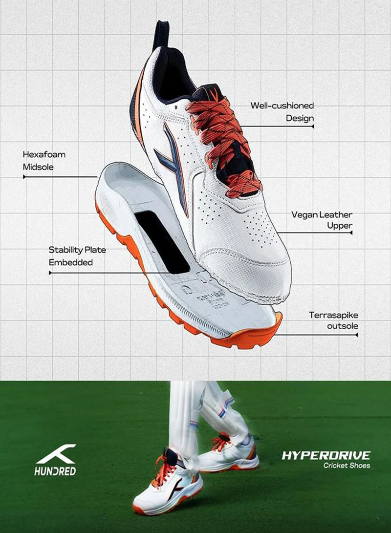 HUNDRED  Hundred HyperDrive Cricket Shoes  | Best Price UAE