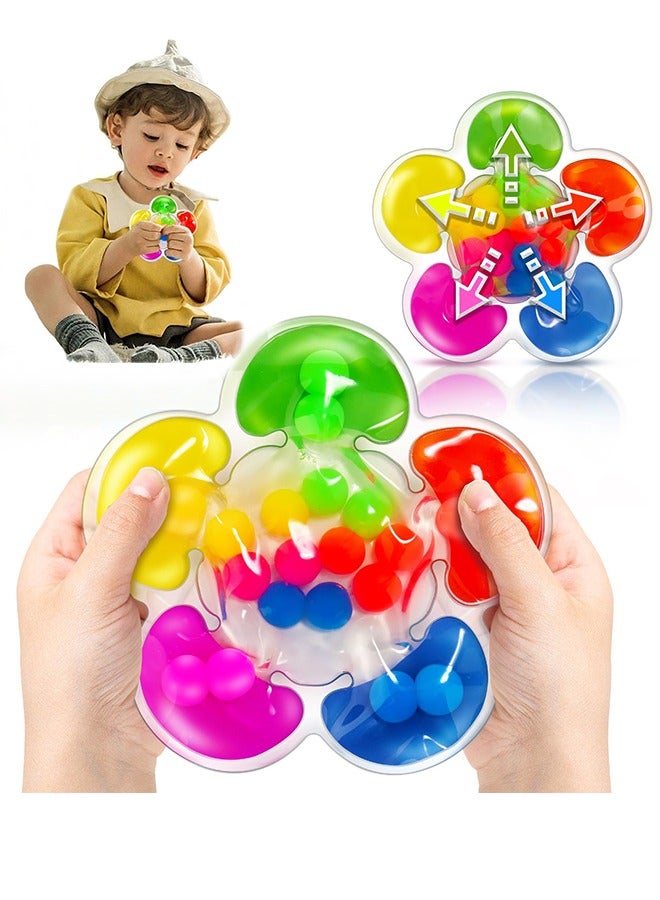 Color Sorting Toys Sensory Toys, Fine Motor Skills Game for Toddlers, Color Matching Toys Preschool Learning Activities Educational Calm Down Montessori Toys for Kids Boys Girls Ages 1 2 3 As Gifts - Image 1