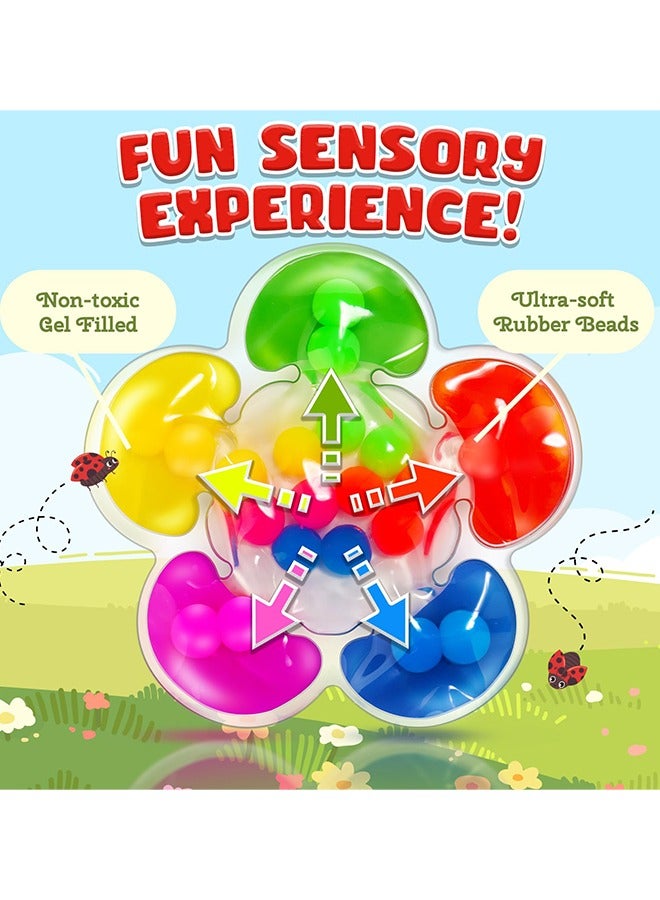 Color Sorting Toys Sensory Toys, Fine Motor Skills Game for Toddlers, Color Matching Toys Preschool Learning Activities Educational Calm Down Montessori Toys for Kids Boys Girls Ages 1 2 3 As Gifts - Image 3