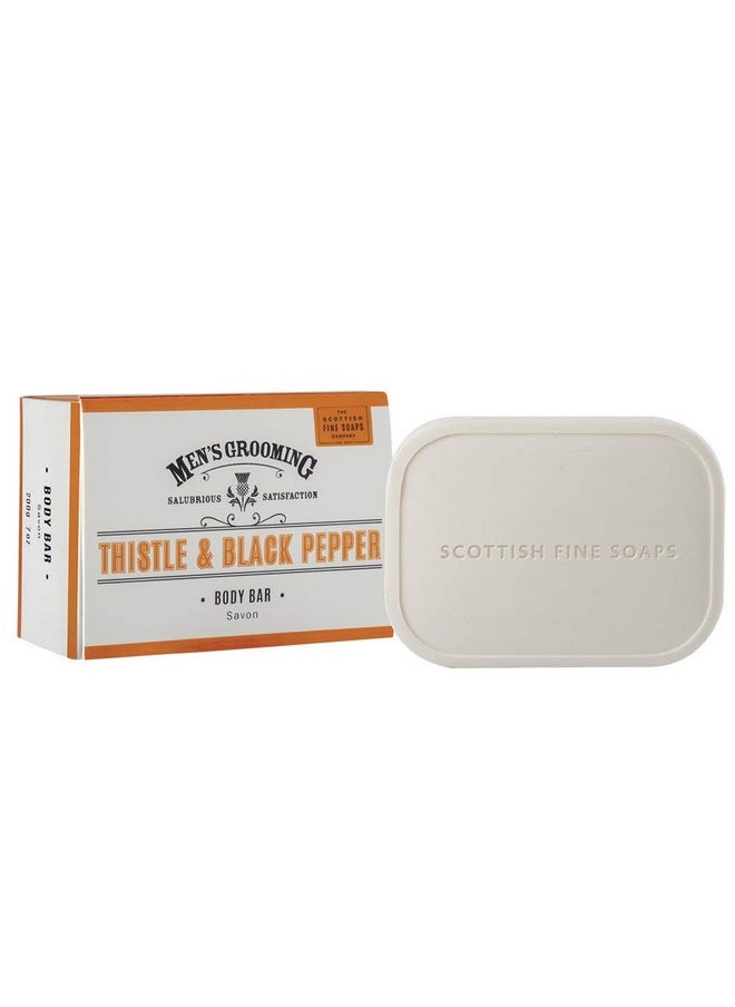 سكوتش فاين سوبس - صابون الجسم الاسكتلندي الناعم بالشوك والفلفل الأسود 200 جرام من Scottish Fine Soaps - Image 1