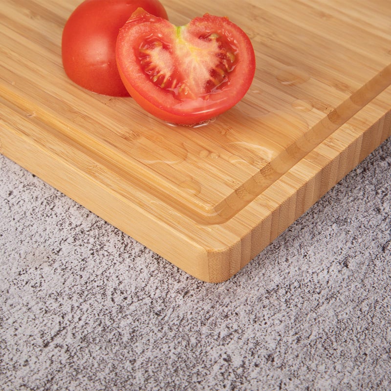 GAOMON 30" Extra Large Bamboo Cutting Board, Huge Wood Cutting Boards for Stove Top to Add Counter Space, Noodle Boards, Over the Sink Chopping Board, Carving Board for Turkey Meat Vegetables Cheese - Image 4