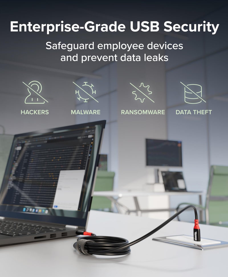 Plugable كابل USB C إلى USB C من Plugable، كابل شحن فقط مع حظر البيانات (2م/6.6قدم): شحن سريع وآمن بقوة 240 واط لجهاز MacBook، iPhone 15/16، iPad، Galaxy S24، XPS وأجهزة USBC أخرى (USBC-CC2M) - Image 4