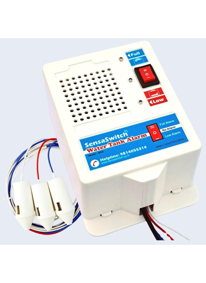SensaSwitch SensaSwitch Water Tank Alarm ModelWTA Musical Alert on Tank Full Bird Beep Alert on Tank Low with Water Sensor  - Image 1