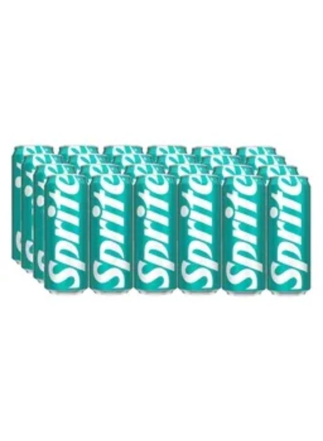 Sprite Regular Lemon & Mint Flavored Carbonated Soft Drink – 330ml Can (24 Units) - Image 2