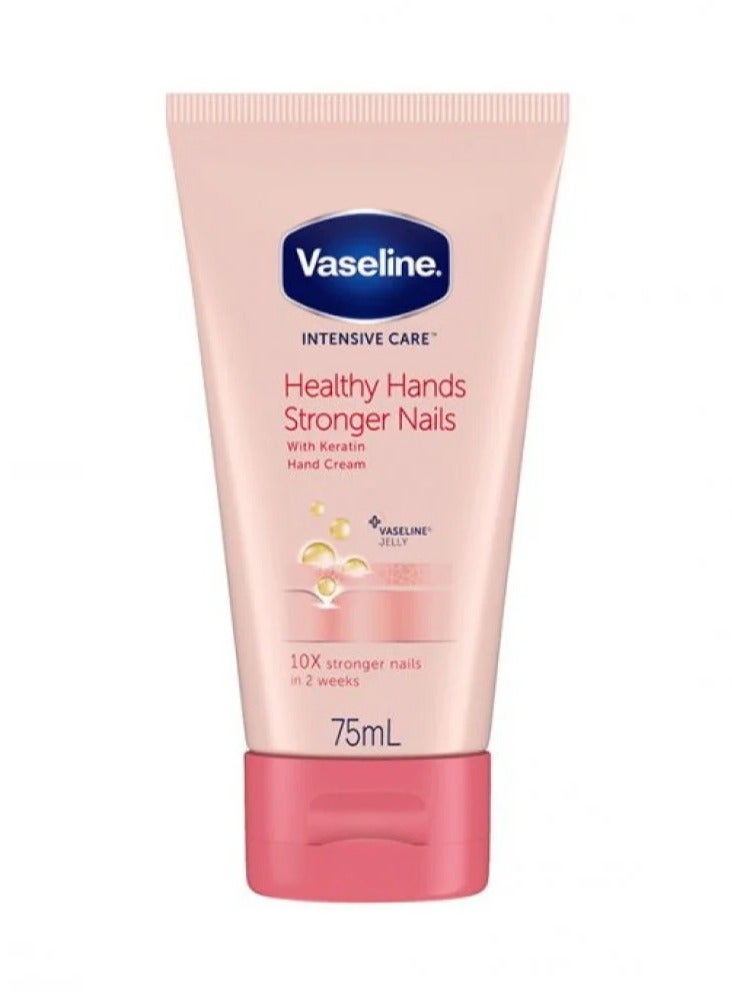Vaseline Intensive Care Keratin Nail And Hand Cream Clear 75ml
