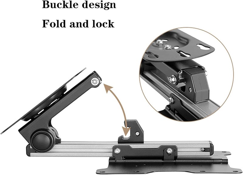 TV Mounts Universal TV Stand Foldable Ceiling TV Bracket 17"-37" Tilt Rotation TV Hanger Fixed Ceiling TV Mounting Base with Max VESA 200x200mm, Holds Up to 44 Lbs TV Stand TV Wall Mount - Image 2