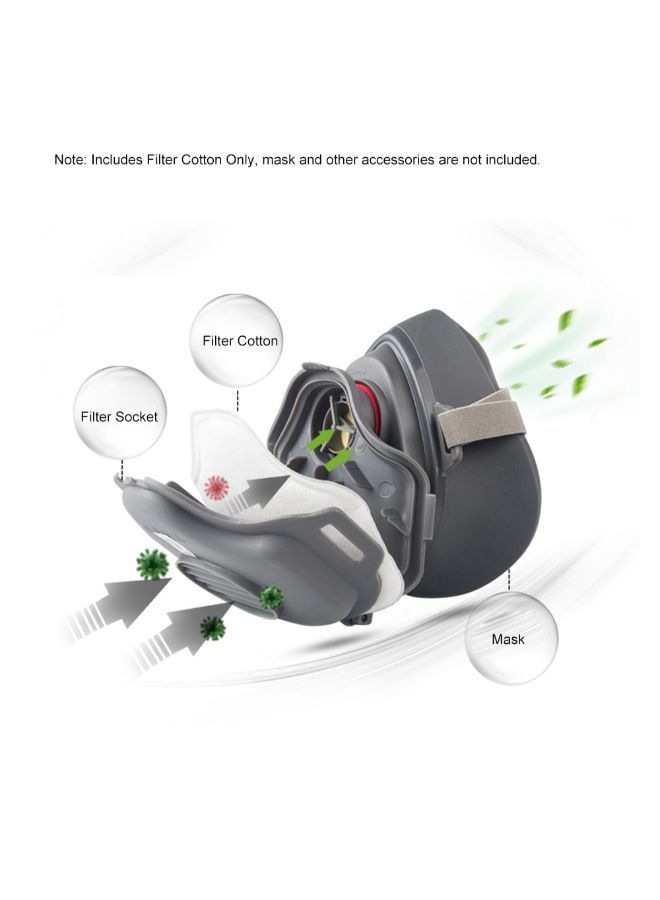 NIBEMINENT KN95 Particulate Respirator Filter Protective Face Mouth Mask White - Image 4