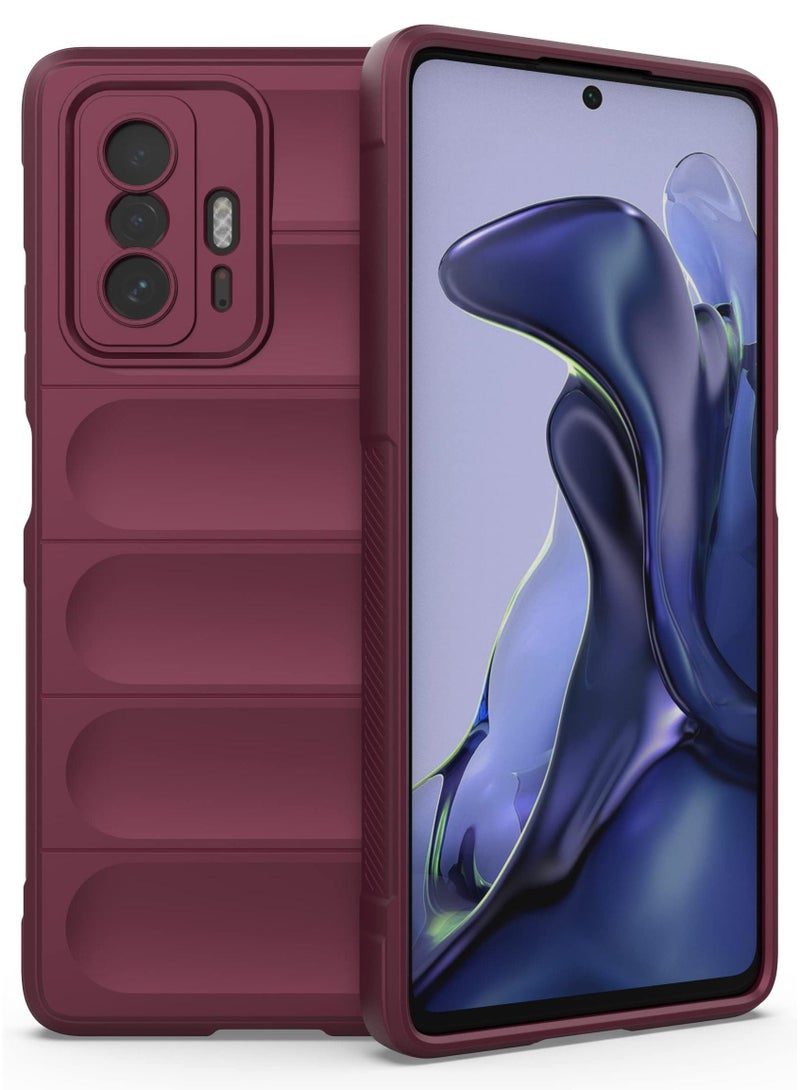 جراب موبايل ماجيك شيلد  سيليكون مضاد للصدمات وحمايه للكاميرا متوافق Xiaomi 11T / 11T Pro (نبيتي) - Image 1