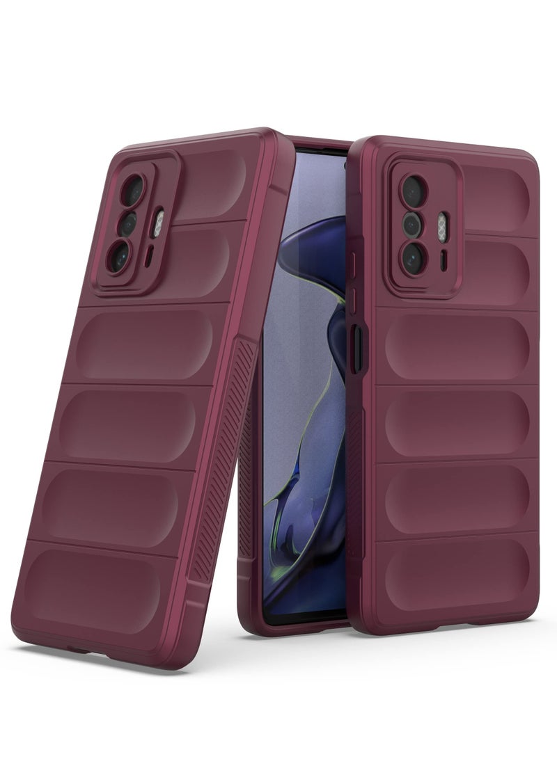جراب موبايل ماجيك شيلد  سيليكون مضاد للصدمات وحمايه للكاميرا متوافق Xiaomi 11T / 11T Pro (نبيتي) - Image 2