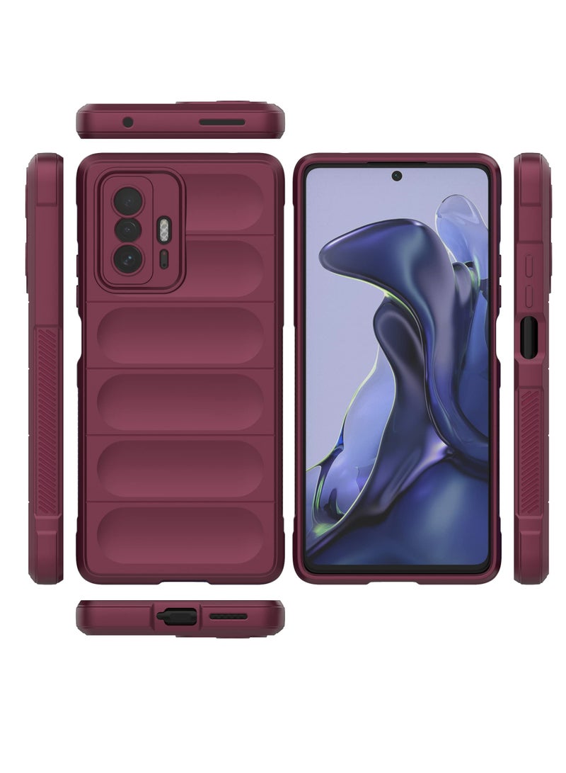 جراب موبايل ماجيك شيلد  سيليكون مضاد للصدمات وحمايه للكاميرا متوافق Xiaomi 11T / 11T Pro (نبيتي) - Image 3