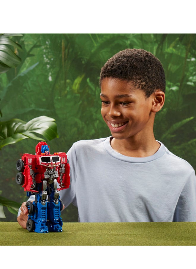 Rise Of The Beasts Movie, Smash Changer Optimus Prime Converting Action Figure For Ages 6 And Up - 9-inch