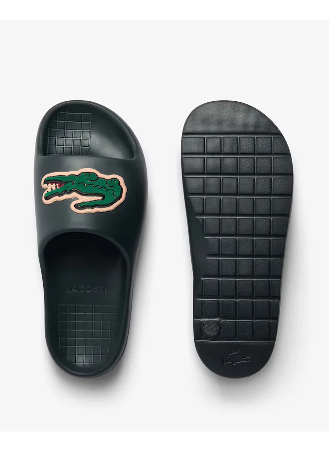 LACOSTE Croco 2.0 Evo Single Strap Logo Detailed Slides