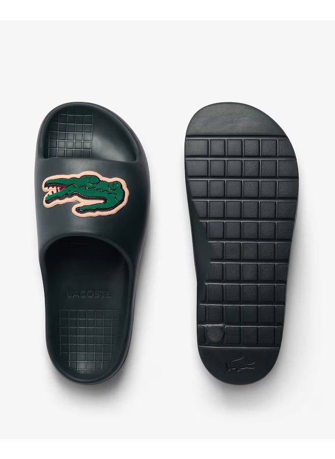 LACOSTE - Croco 2.0 Evo Single Strap Logo Detailed Slides - Image 1