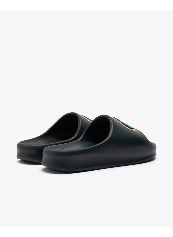 LACOSTE - Croco 2.0 Evo Single Strap Logo Detailed Slides - Image 1