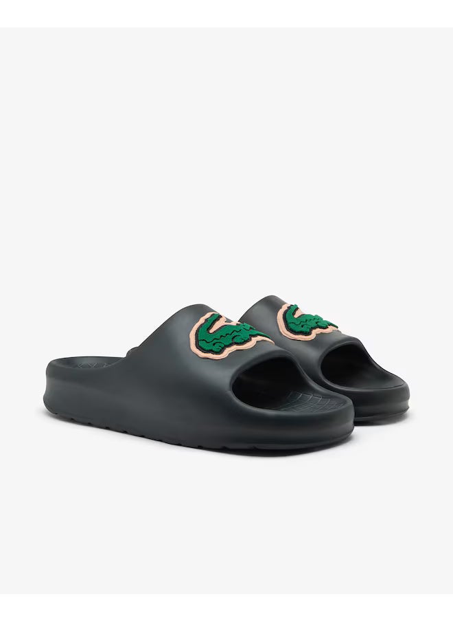 LACOSTE - Croco 2.0 Evo Single Strap Logo Detailed Slides - Image 1