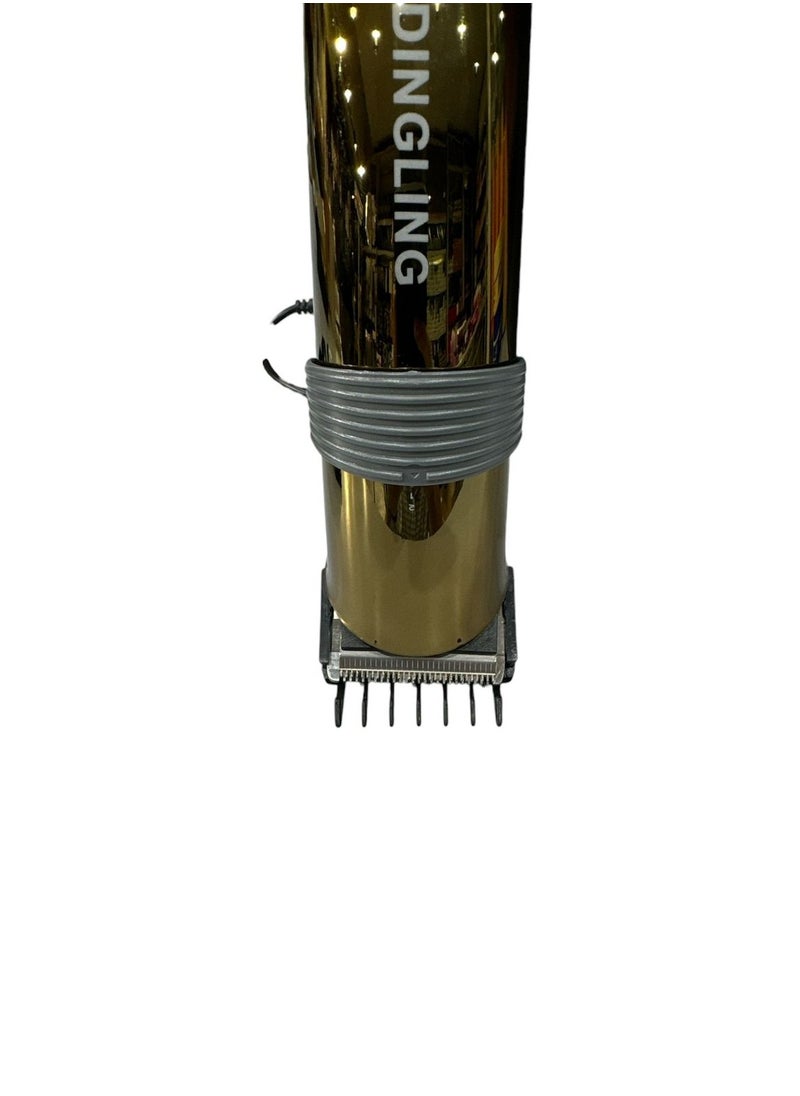 DINGLING - DINGLING Professional Hair Trimmer Electro Plating Gold/Black - Image 1