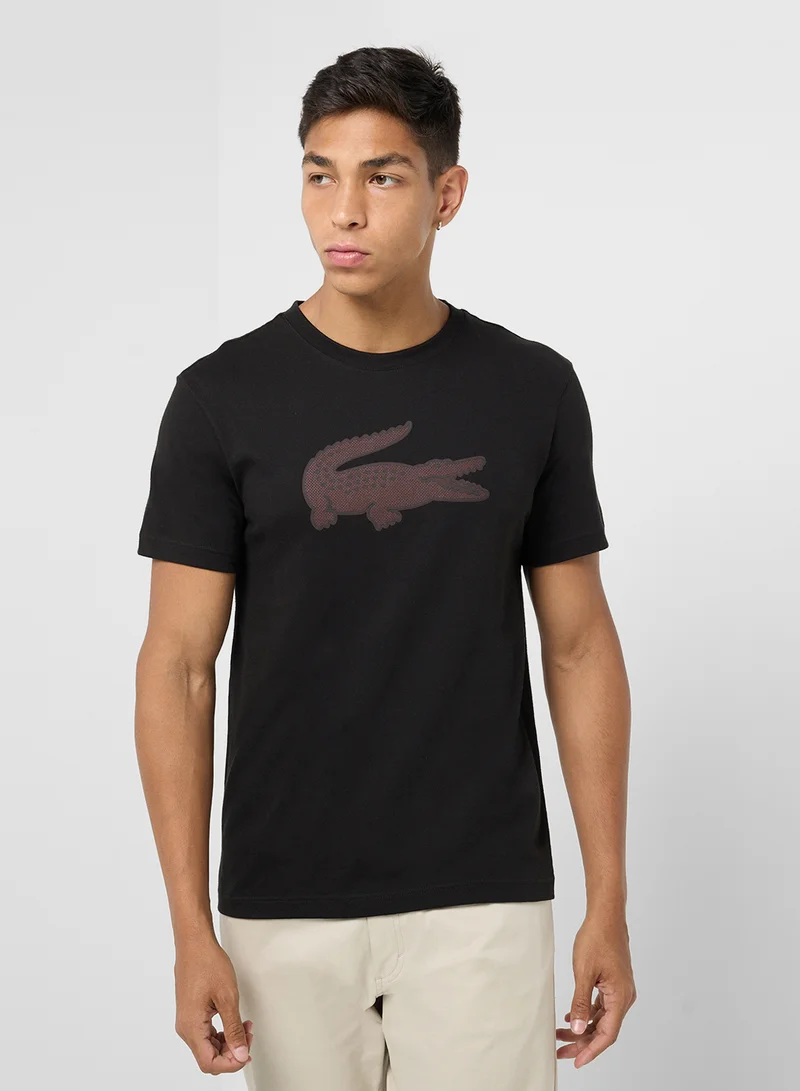 LACOSTE Logo Crew Neck T-Shirt